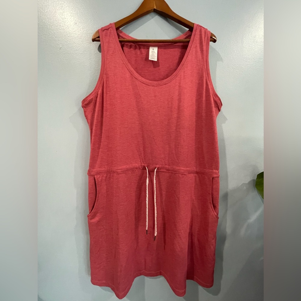 Member’s Mark Women’s Red Favorite Soft Pullover Drawstring Dress Plus Size XXL